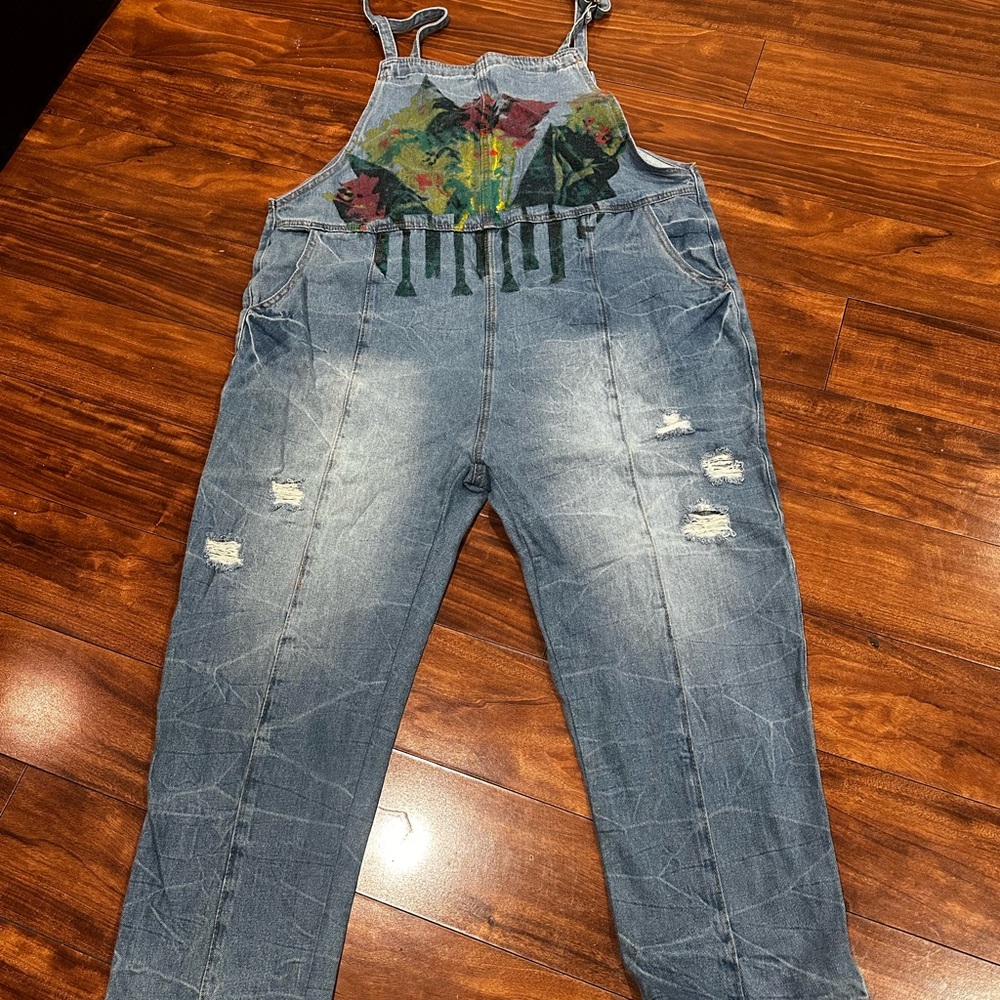 Women’s Blue Denim Overalls